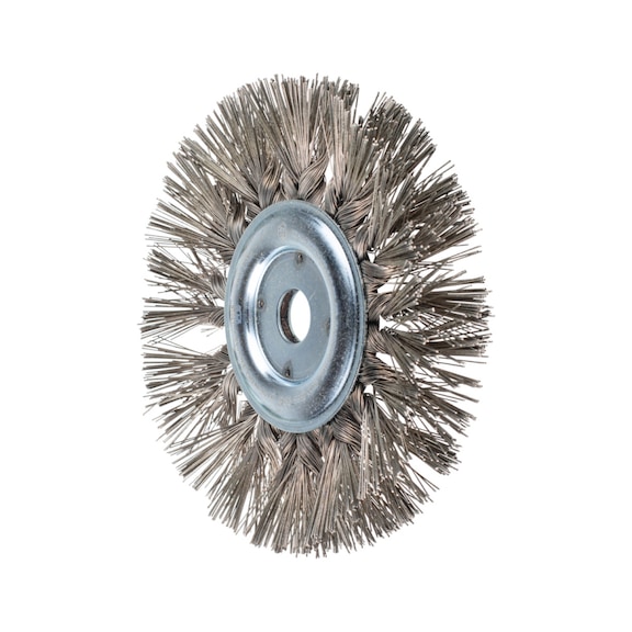 PFERD round brush knotted RBG 190x30x22.2 mm bore diamond wire grain 270 - Round brush (knotted wire)