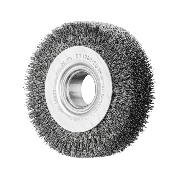 PFERD POS round brush wide unknotted RBU diameter 100 x 28 x variable hole - Round brush