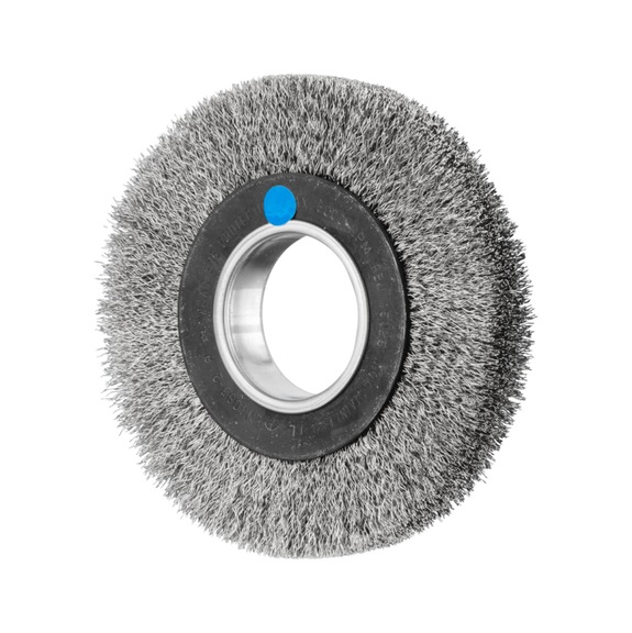 PFERD POS round brush wide unknotted RBU diameter 150x25xbore wire 0.30 - Round brush
