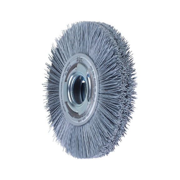 PFERD round brush wide unknotted RBU diameter 150 x 25 x bore grit 320 - Round brush (abrasive bristle)
