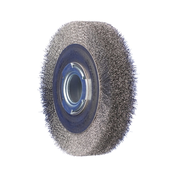 PFERD round brush wide unknotted RBU diameter 150x38xVariable bore, 0.20mm - Round brush