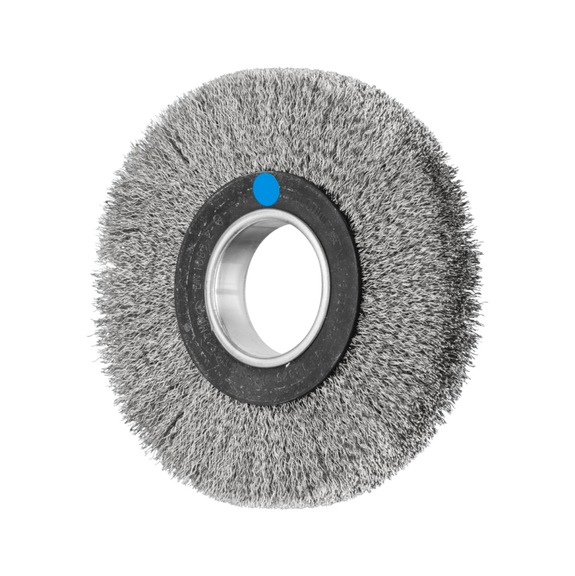 PFERD POS round brush wide unknotted RBU diameter 180x25xbore wire 0.30 - Round brush