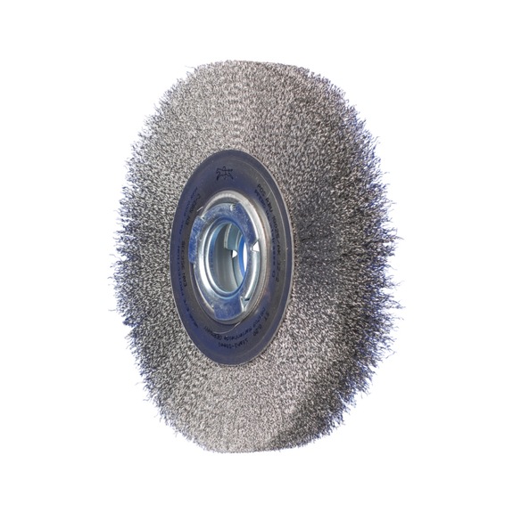 PFERD round brush wide unknotted RBU diameter 180x25xVariable bore, 0.20mm - Round brush