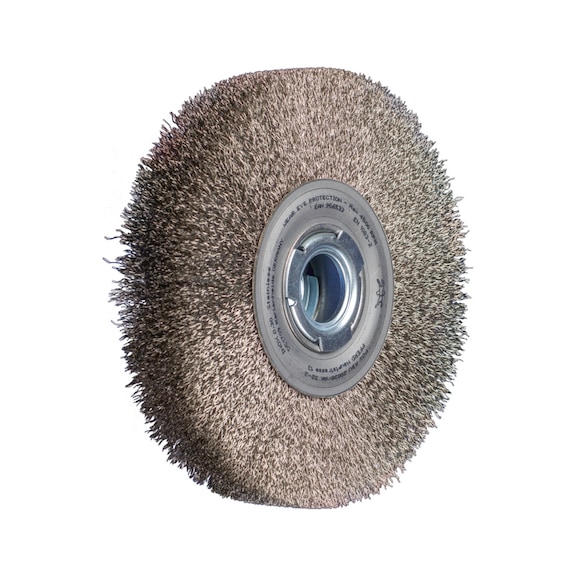 PFERD POS round brush wide unknotted RBU diameter 200x38xbore wire 0.30 - Round brush