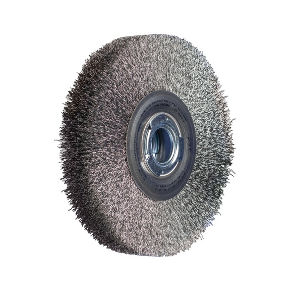 PFERD POS round brush wide unknotted RBU diameter 200 x 38 x variable hole - Round brush