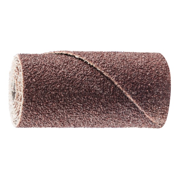 PFERD POLIROLL PR cylindrical sanding rollers 18x35 mm bore 5 mm corundum A80 - Abrasive tool made of abrasive on a base