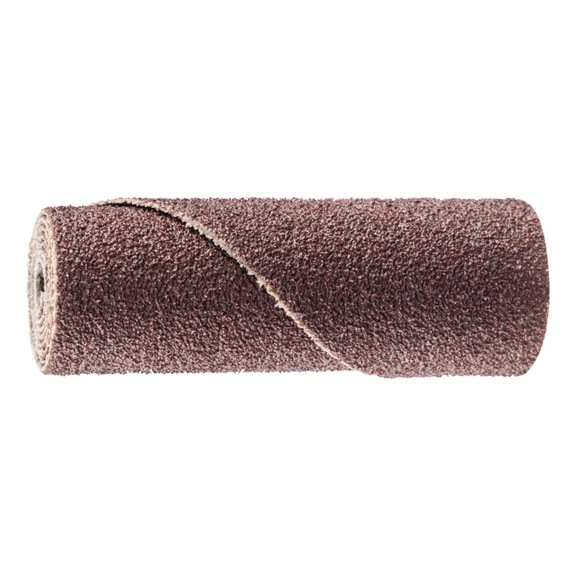 PFERD POLIROLL PR cylindrical sanding rollers 18x50mm bore 5 mm corundum A80 - Abrasive tool made of abrasive on a base