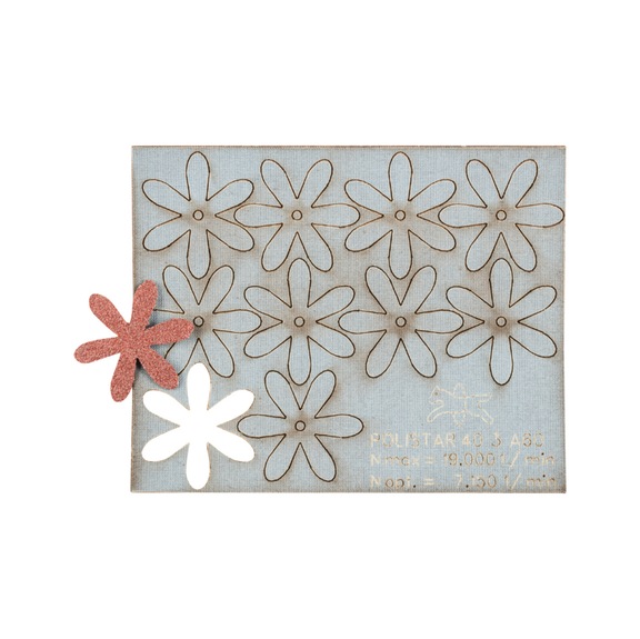 PFERD POLISTAR PST diameter 40mm bore diameter 3 mm A60 for grinding - Abrasive tool made of abrasive on a base