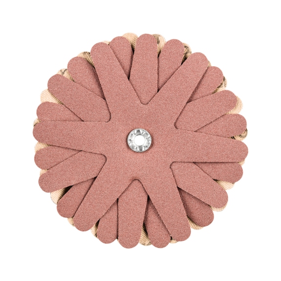 PFERD POLISTAR-TUBE PST-T diameter 100mm bore diameter 5 mm A180 - Abrasive tool made of abrasive on a base