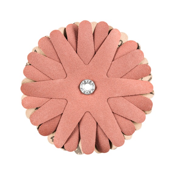 PFERD POLISTAR-TUBE PST-T Durchmesser 100mm Bohrung Durchmesser 5 mm A240 - Schleifwerkzeug aus Schleifmittel auf Unterlage