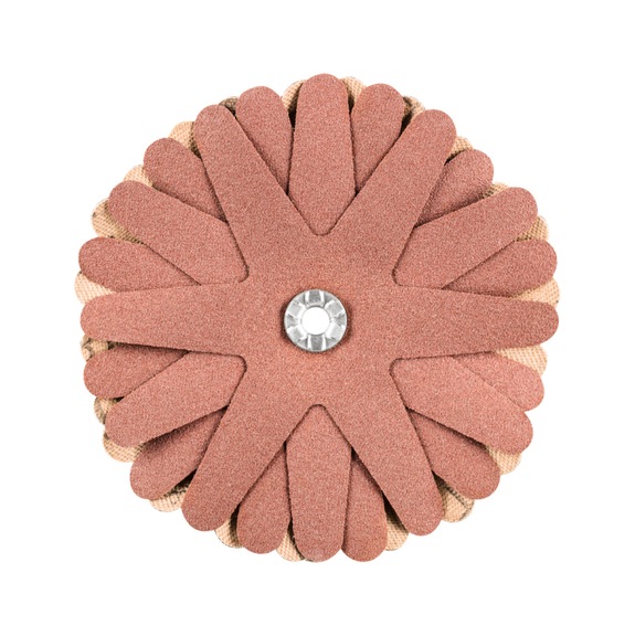 PFERD POLISTAR-TUBE PST-T Durchmesser 90mm Bohrung Durchmesser 5 mm A180 - Schleifwerkzeug aus Schleifmittel auf Unterlage