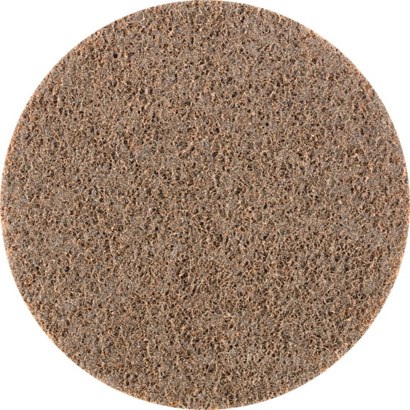 PFERD POLIVLIES-Klettronde PVKR corundum diameter 125 mm A100G - Abrasive tool made of abrasive on a base