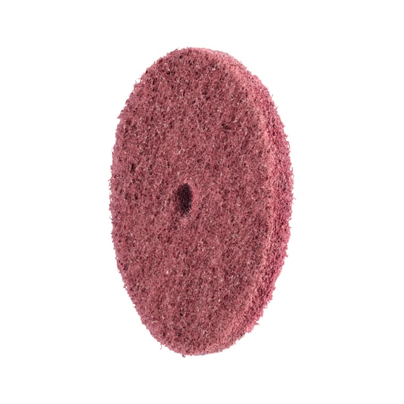 PFERD POLINOX Vliesronden Durchmesser 100mm Bohrung-Durchmesser 13 mm A280 - Schleifwerkzeug aus Schleifmittel auf Unterlage