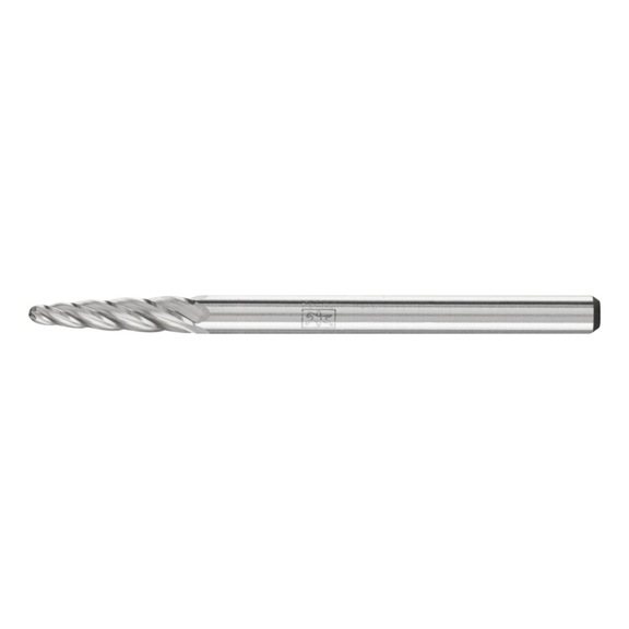 PFERD Hartmetall Frässtift ALU Rundbogen RBF Durchmesser 03x13mm Schaft 3mm - Rotorfräser