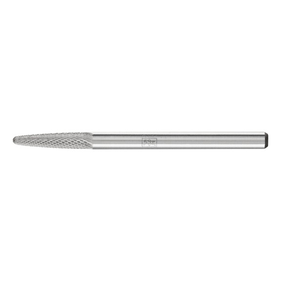 PFERD carbide burr MICRO round bend RBF diameter 03x13 mm shank 3 mm - Rotor milling cutter