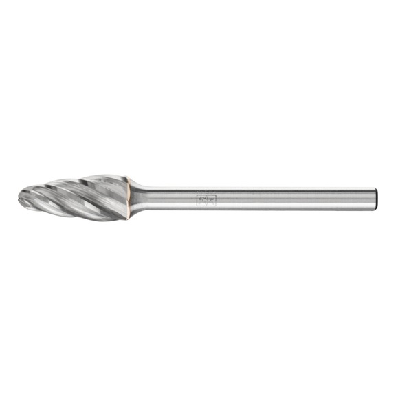 PFERD Hartmetall Frässtift ALU Rundbogen RBF Durchmesser 06x13mm Schaft 3mm - Rotorfräser