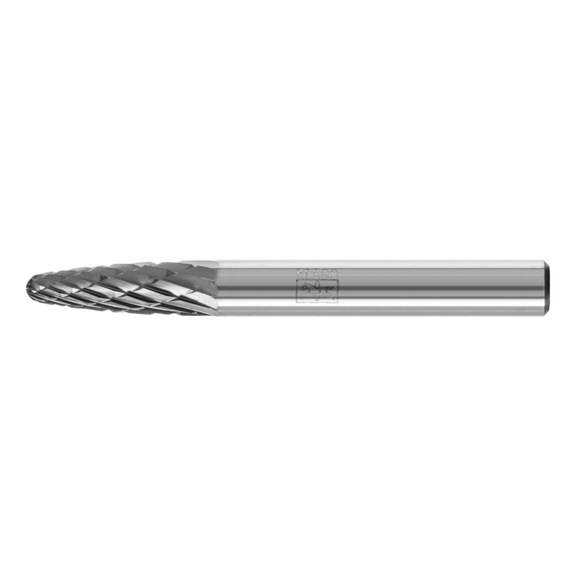 PFERD carbide burr round bend RBF diameter 06x18mm shank 6 Z3P HICOAT - Rotor milling cutter