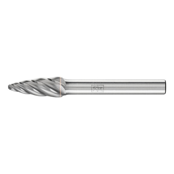 PFERD carbide burr ALU round bend RBF diameter 12x25mm shank 6mm - Rotor milling cutter