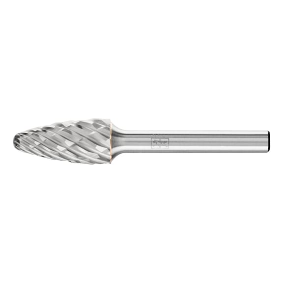 PFERD carbide burr CAST round bend RBF diameter 12x25 mm shank 6 mm - Rotor milling cutter