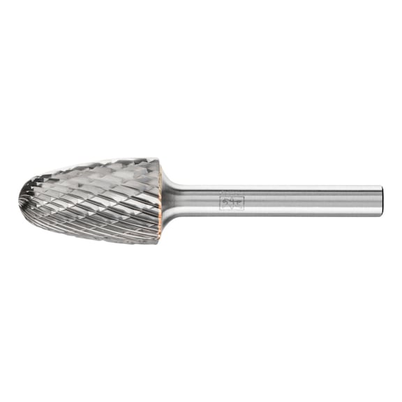PFERD carbide burr TOUGH round bend RBF diameter 16x25 mm shank 6 mm - Rotor milling cutter