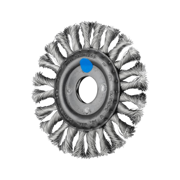PFERD COMBITWIST knotted round brush RBG diameter 115x12x22.2 mm - Round brush (knotted wire)