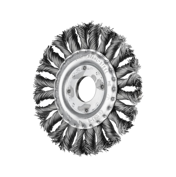 PFERD COMBITWIST round brush knotted RBG diameter 115x12x22.2mm wire 0.50mm - Round brush (knotted wire)