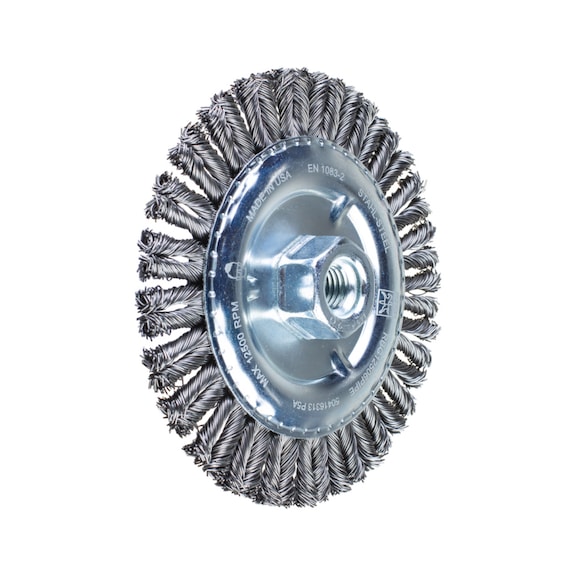 PFERD COMBITWIST PIPELINE brush knotted RBG diameter 125x6mm M14 wire 0.50 - Round brush (knotted wire)