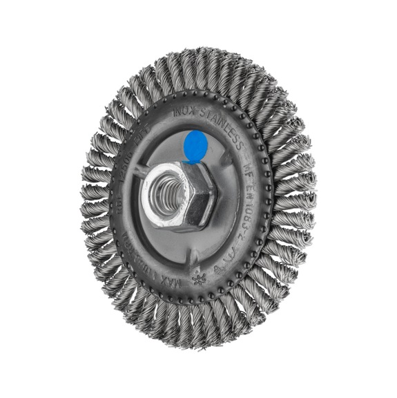 PFERD PIPELINE brush knotted RBG diameter 125x6 mm M14 wire 0.50 mm - Round brush (knotted wire)