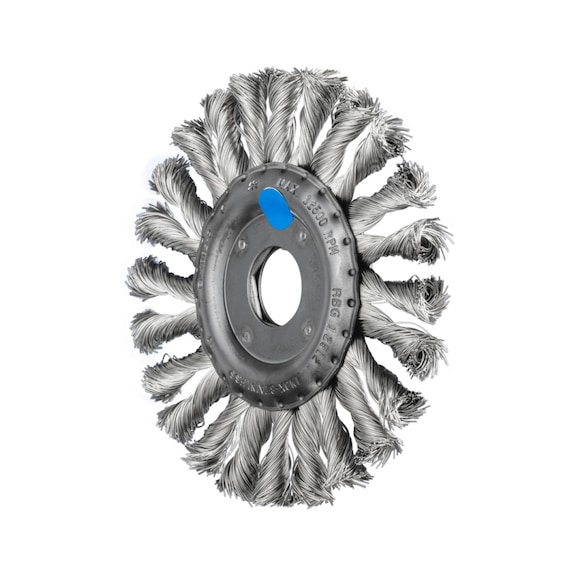 PFERD COMBITWIST round brush knotted RBG diameter 125x12x22.2 mm 0.35mm - Round brush (knotted wire)