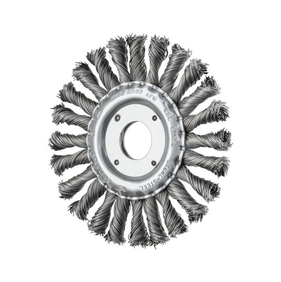 PFERD COMBITWIST round brush knotted RBG diameter 125x12x22.2mm wire 0.50mm - Round brush (knotted wire)