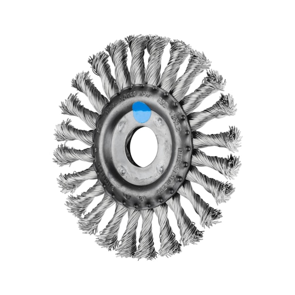 PFERD round brush knotted RBG diameter 125x12x22.2 mm wire 0.50 mm 10 - Round brush (knotted wire)