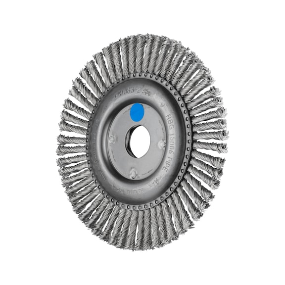 PFERD PIPELINE brush knotted RBG diameter 150x6x22.2 mm wire 0.50 mm - Round brush (knotted wire)