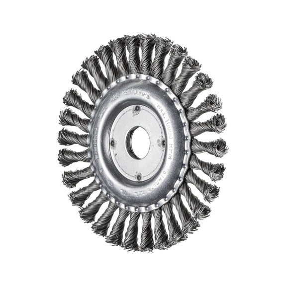 PFERD round brush knotted RBG diameter 150x13x22.2 mm steel wire 0.60 mm - Round brush (knotted wire)