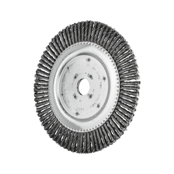 PFERD PIPELINE brush knotted RBG diameter 178x6x22.2mm wire 0.50mm 76 plaits - Round brush (knotted wire)