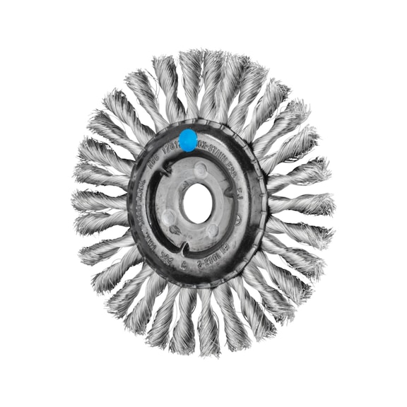 PFERD COMBITWIST Round brush knotted RBG Diameter 178x13x22.2 mm Wire 0.35 mm - Round brush (knotted wire)