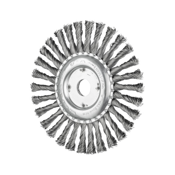 PFERD round brush knotted RBG diameter 178x13x22.2 mm steel wire 0.50 mm 10 - Round brush (knotted wire)