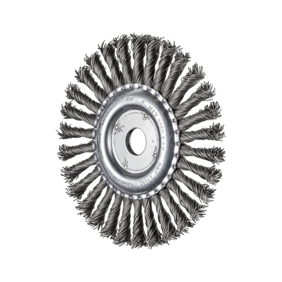 PFERD round brush knotted RBG diameter 178x13x22.2 mm steel wire 0.80 mm - Round brush (knotted wire)