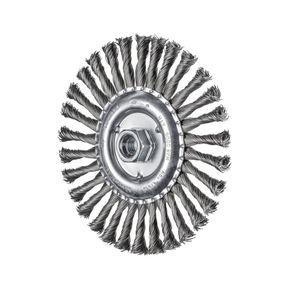 PFERD round brush knotted RBG diameter 178x13 mm M14 steel wire 0.50 mm - Round brush (knotted wire)