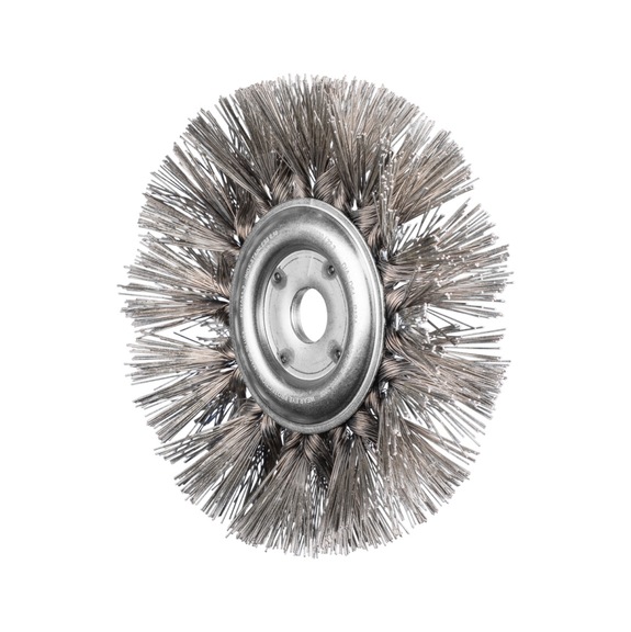 PFERD Rundbürste gezopft RBG 190x30x22,2 mm Bohrung Diamant-Draht Korn 400 - Rundbürste (gezopfter Draht)