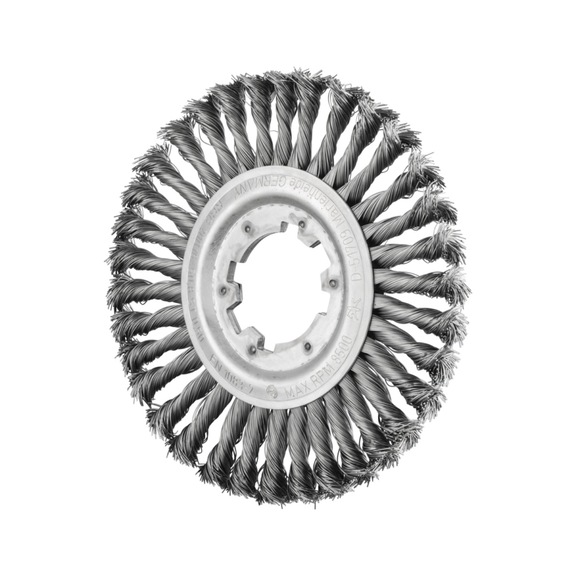 PFERD round brush knotted RBG diameter 200x16x50.8 mm bore steel wire 0.50 - Round brush (knotted wire)