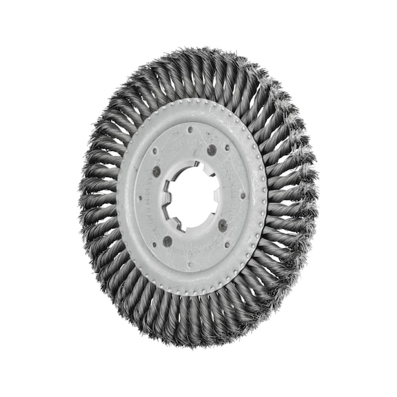PFERD round brush knotted RBG diameter 250x16x50.8 mm bore steel wire 0.50 - Round brush (knotted wire)