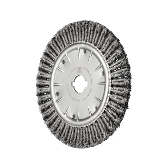 PFERD COMBITWIST knotted round brush RBG diameter 355x20x50.8 mm bore - Round brush (knotted wire)