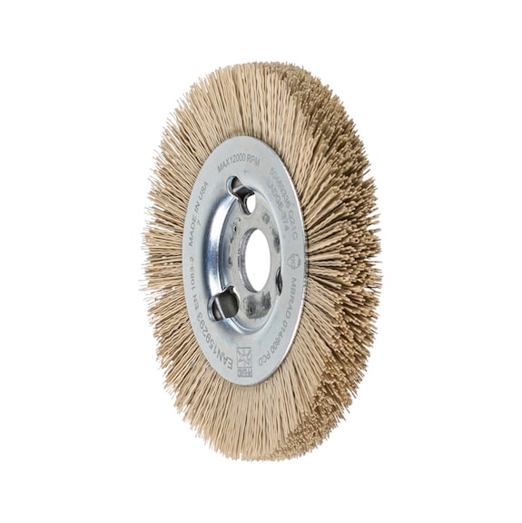 PFERD Rundbürste schmal ungezopft RBU 100x12x16mm Bohrung DIAMANT 0,35 Korn 600 - Rundbürste (Schleifborste)