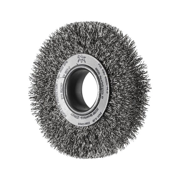 PFERD round brush wide unknotted RBU diameter 100 x 20 x variable hole - Round brush