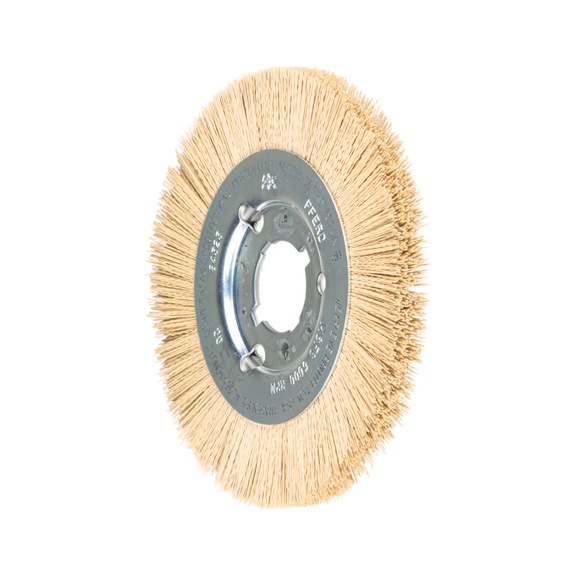 PFERD round brush narrow unknotted RBU diameter 150x12x31.75mm bore 0.35mm - Round brush (abrasive bristle)