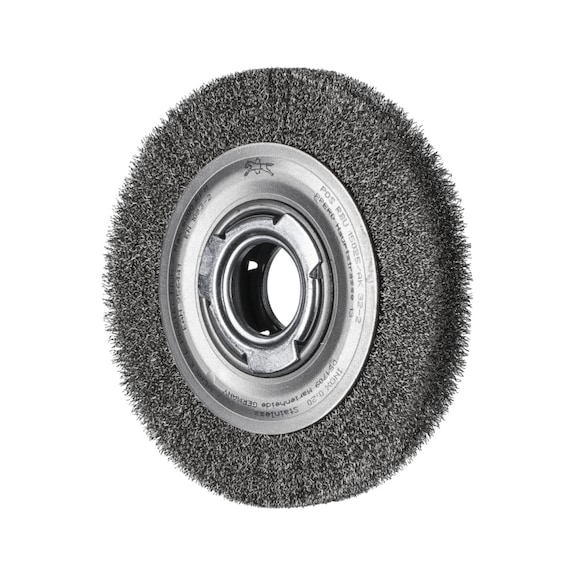PFERD Round brush wide unknotted RBU Diameter 150x25xVariable bore 0.20 - Round brush