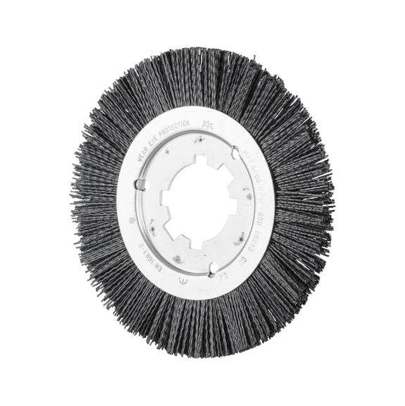 PFERD round brush unknotted RBU diameter 200x13x50.8mm bore 1.10mm grit 120 - Round brush (abrasive bristle)