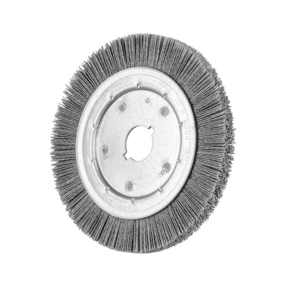 PFERD Wheel brush narrow unknotted RBU 200x16xVariable bore SiC 0.90 Grit 80 - Round brush (abrasive bristle)
