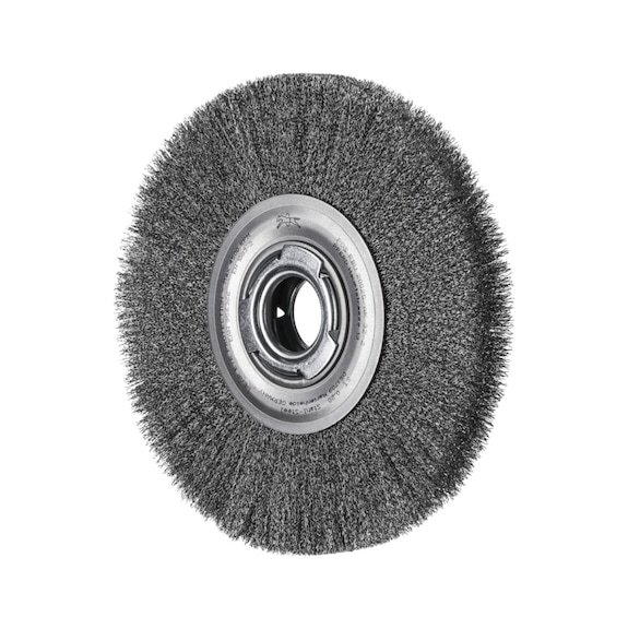 PFERD round brush wide unknotted RBU diameter 200x25xVariable bore, 0.20mm - Round brush