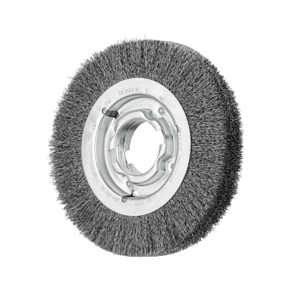PFERD round brush wide unknotted RBU diameter 200x38xVariable bore, 0.30mm - Round brush